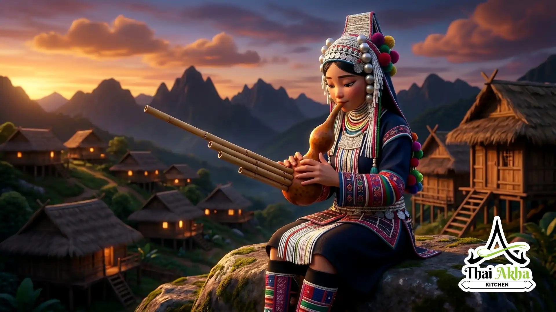 Traditional Akha Music & Oral Folklore | Thai Akha Kitchen